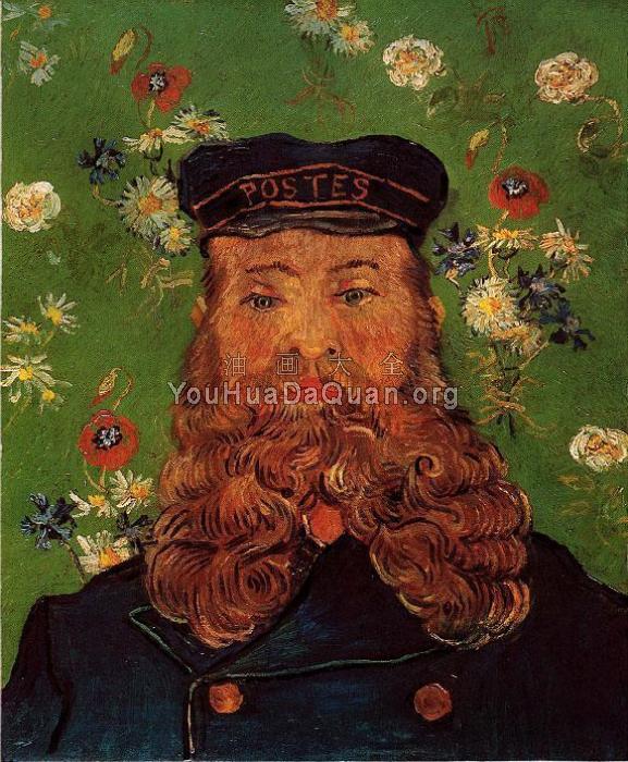 邮递员约瑟夫鲁林肖像 - 文森特·威廉·梵高